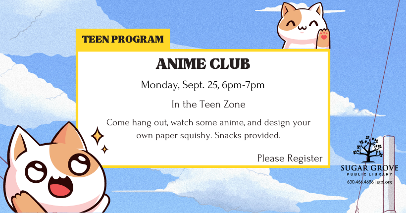 Anime Club Flyer Design Template