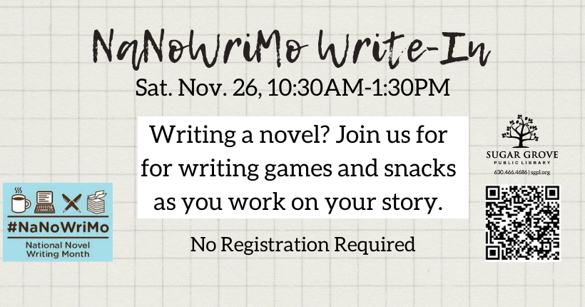 NaNoWriMo Write-In Nov. 26