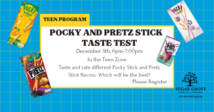 Pocky and Pretz Stick Taste Test Dec. 5